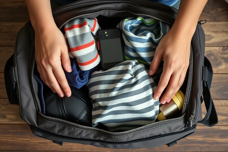 quick budget family travel packing — Quick Budget Family Travel Packing (the finished result)
