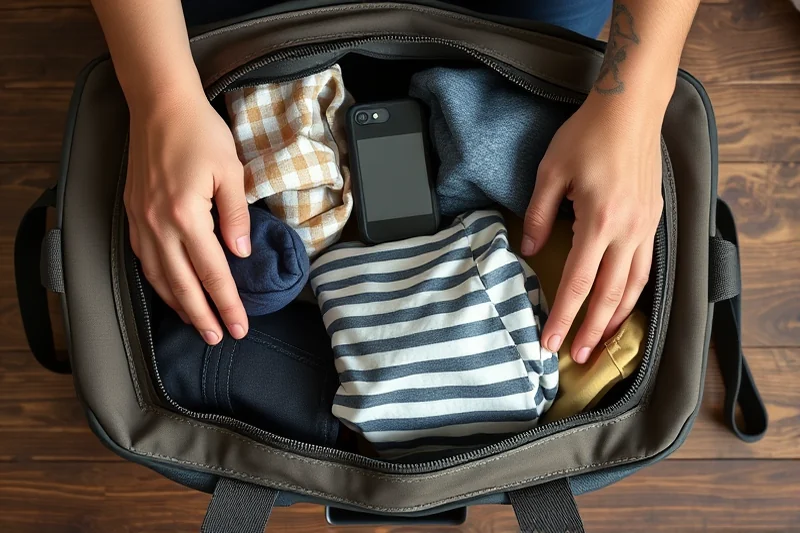 simple budget family travel packing gear — Simple Budget Family Travel Packing Gear (the finished result)