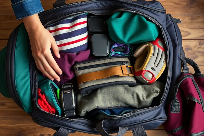 budget family travel packing tips — Budget Family Travel Packing Tips (the finished result)